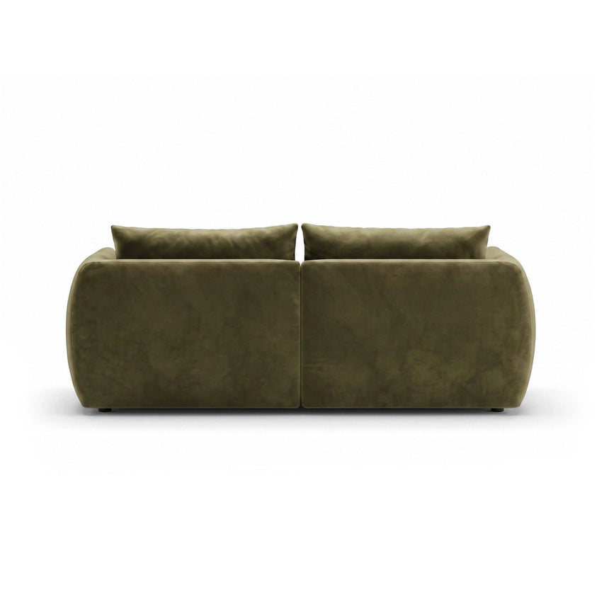Moso 3-Sitzer Sofa aus Samt in Grün (Bluvel 77), 190x95 cm von Ferrani Interiors – Bild 6