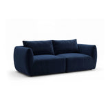 Moso 3-Sitzer Sofa aus Samt in Königsblau (Bluvel 86), 190x95 cm von Ferrani Interiors – Bild 4