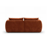 Moso 3-Sitzer Sofa aus Samt in Terrakotta (Bluvel 4215), 190x95 cm von Ferrani Interiors – Bild 6