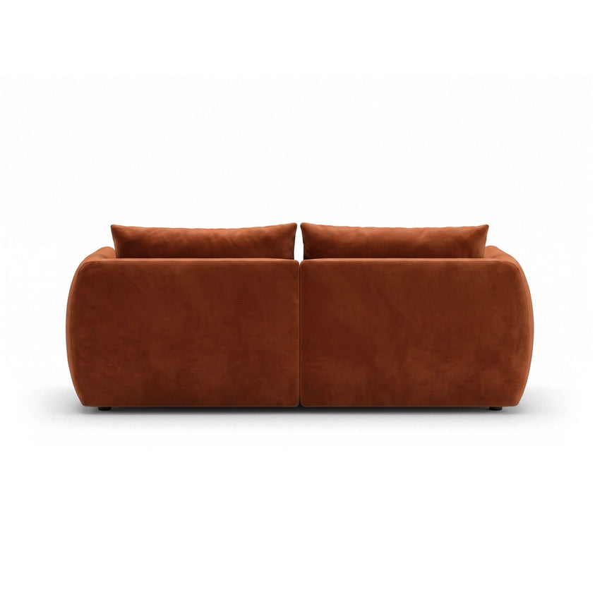 Moso 3-Sitzer Sofa aus Samt in Terrakotta (Bluvel 4215), 190x95 cm von Ferrani Interiors – Bild 6