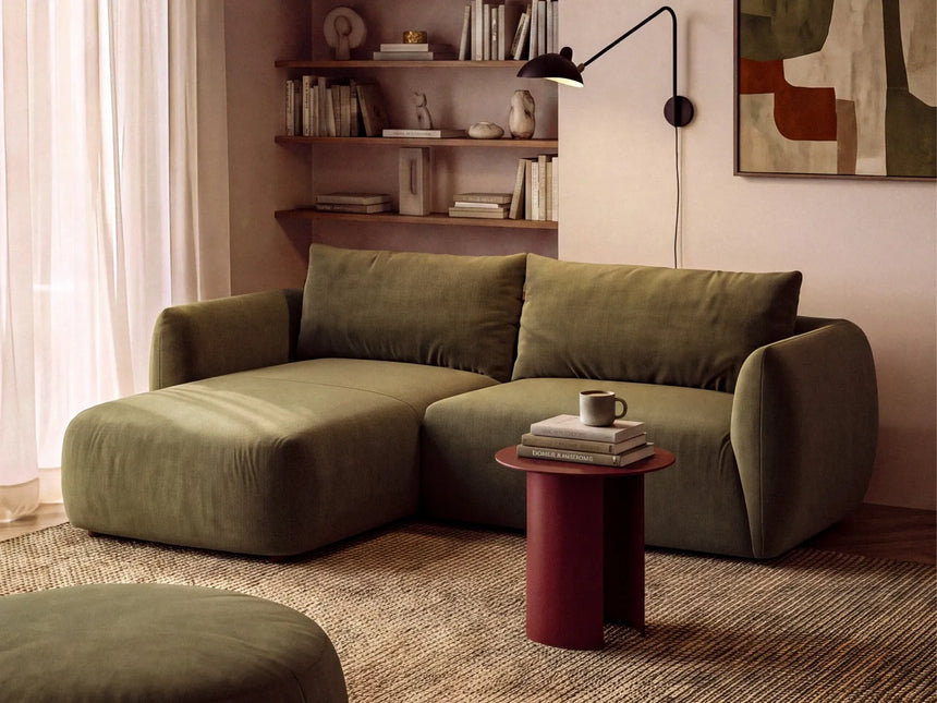 Moso 4-Sitzer Sofa aus Samt in Beige (Bluvel 28), 230x95 cm von Ferrani Interiors – Bild 2