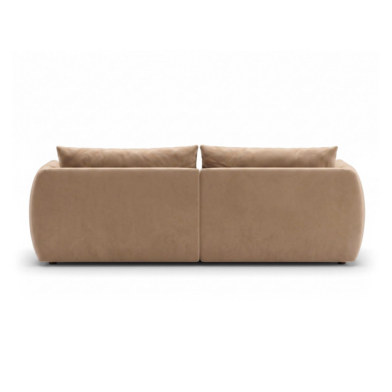 Moso 4-Sitzer Sofa aus Samt in Beige (Bluvel 28), 230x95 cm von Ferrani Interiors – Bild 6