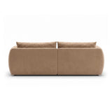 Moso 4-Sitzer Sofa aus Samt in Beige (Bluvel 28), 230x95 cm von Ferrani Interiors – Bild 6