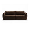 Moso 4-Sitzer Sofa aus Samt in Dunkelbraun (Bluvel 48), 230x95 cm von Ferrani Interiors – Bild 1