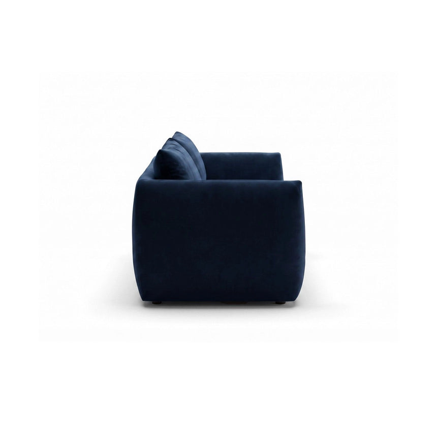 Moso 4-Sitzer Sofa aus Samt in Königsblau (Bluvel 86), 230x95 cm von Ferrani Interiors – Bild 5