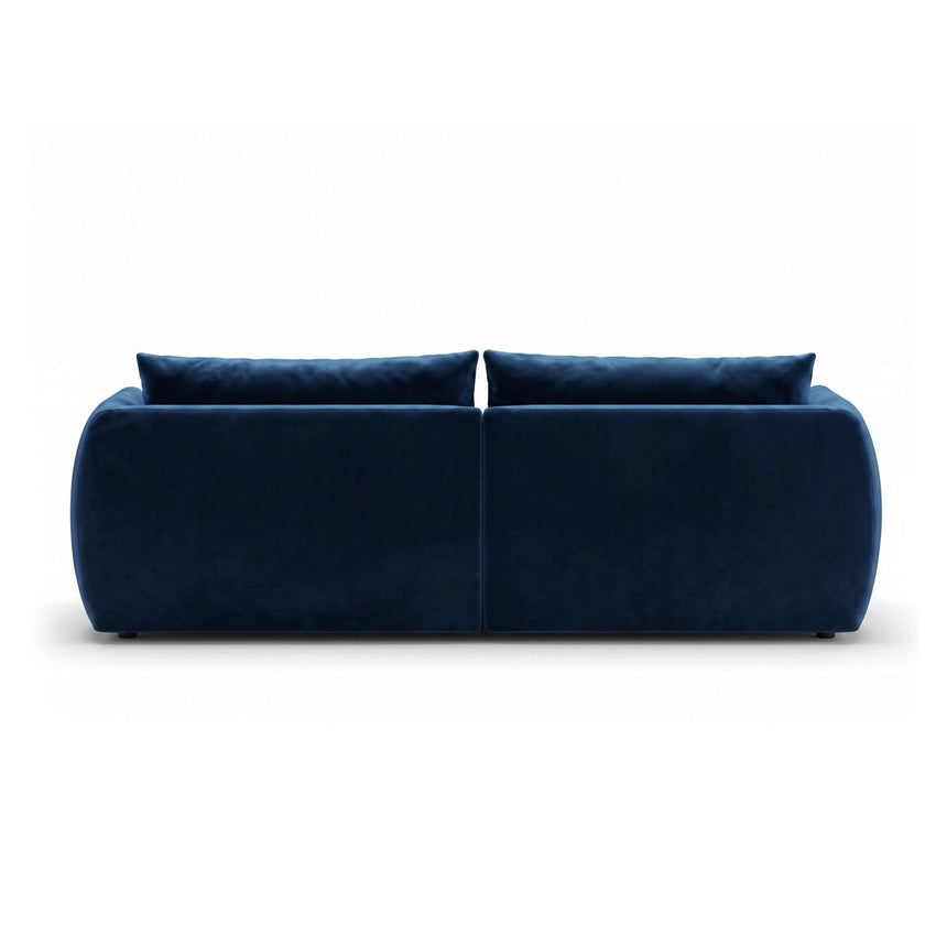 Moso 4-Sitzer Sofa aus Samt in Königsblau (Bluvel 86), 230x95 cm von Ferrani Interiors – Bild 6