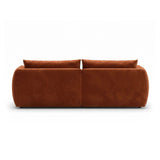 Moso 4-Sitzer Sofa aus Samt in Terrakotta (Bluvel 4215), 230x95 cm von Ferrani Interiors – Bild 6