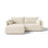 Orta 3-Sitzer Ecksofa links mit Schlaffunktion, ausklappbar, aus Samt, 215x151 cm von Ferrani Interiors – Bild 1