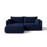 Orta 3-Sitzer Ecksofa links mit Schlaffunktion, ausklappbar, aus Samt in Königsblau (Bluvel 86), 215x151 cm von Ferrani Interiors – Bild 1