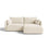 Orta 3-Sitzer Ecksofa rechts mit Schlaffunktion, ausklappbar, aus Samt, 215x151 cm von Ferrani Interiors – Bild 1