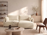 Orta 3-Sitzer Ecksofa rechts mit Schlaffunktion, ausklappbar, aus Samt, 215x151 cm von Ferrani Interiors – Bild 2