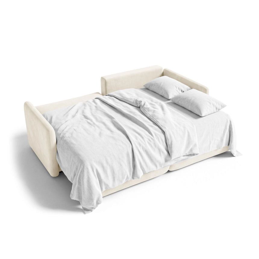 Orta 3-Sitzer Ecksofa rechts mit Schlaffunktion, ausklappbar, aus Samt, 215x151 cm von Ferrani Interiors – Bild 4