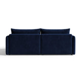 Orta 3-Sitzer Ecksofa rechts mit Schlaffunktion, ausklappbar, aus Samt in Königsblau (Bluvel 86), 215x151 cm von Ferrani Interiors – Bild 5