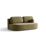 Ravello 3-Sitzer Sofa mit Schlaffunktion, ausklappbar, aus Samt in Grün (Salvador 08), 202x110 cm von Ferrani Interiors – Bild 2