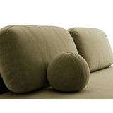 Ravello 3-Sitzer Sofa mit Schlaffunktion, ausklappbar, aus Samt in Grün (Salvador 08), 202x110 cm von Ferrani Interiors – Bild 7