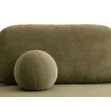 Ravello 3-Sitzer Sofa mit Schlaffunktion, ausklappbar, aus Samt in Grün (Salvador 08), 202x110 cm von Ferrani Interiors – Bild 8