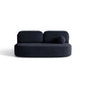 Ravello 3-Sitzer Sofa mit Schlaffunktion, ausklappbar, aus Samt in Königsblau (Salvador 05), 202x110 cm von Ferrani Interiors – Bild 1