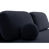 Ravello 3-Sitzer Sofa mit Schlaffunktion, ausklappbar, aus Samt in Königsblau (Salvador 05), 202x110 cm von Ferrani Interiors – Bild 7