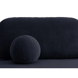 Ravello 3-Sitzer Sofa mit Schlaffunktion, ausklappbar, aus Samt in Königsblau (Salvador 05), 202x110 cm von Ferrani Interiors – Bild 8