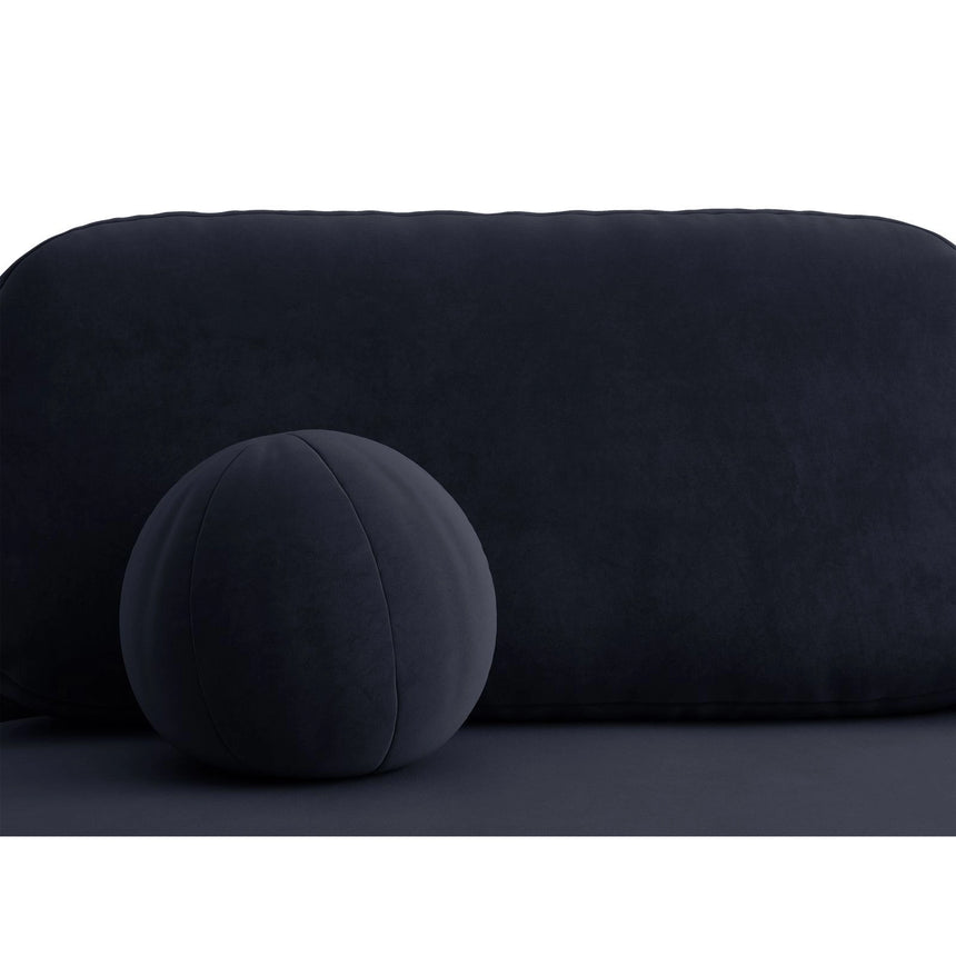 Ravello 3-Sitzer Sofa mit Schlaffunktion, ausklappbar, aus Samt in Königsblau (Salvador 05), 202x110 cm von Ferrani Interiors – Bild 8