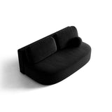 Ravello 3-Sitzer Sofa mit Schlaffunktion, ausklappbar, aus Samt in Schwarz (Salvador 19), 202x110 cm von Ferrani Interiors – Bild 3