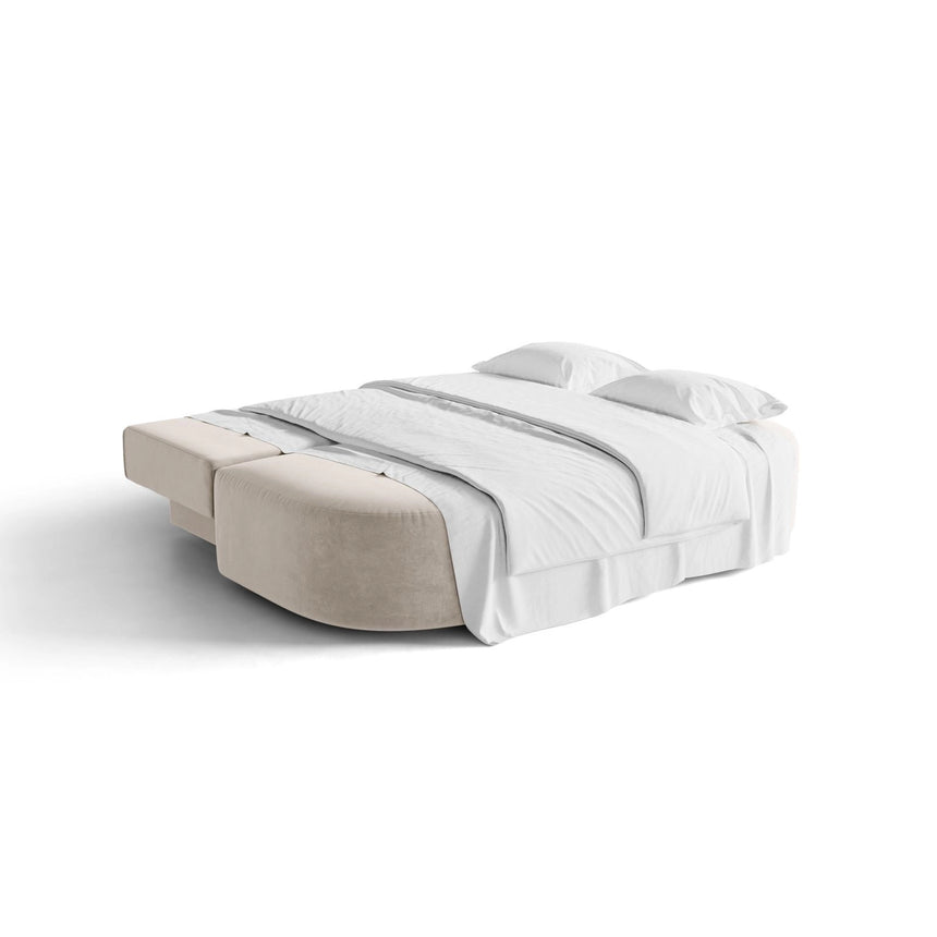 Ravello 3-Sitzer Sofa mit Schlaffunktion, ausklappbar, aus Samt oder Strukturstoff, 202x110 cm von Ferrani Interiors – Bild 6