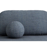 Ravello 3-Sitzer Sofa mit Schlaffunktion, ausklappbar, aus Strukturstoff in Blau meliert (Baltimore Marine), 202x110 cm von Ferrani Interiors – Bild 8