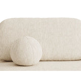 Ravello 3-Sitzer Sofa mit Schlaffunktion, ausklappbar, aus Strukturstoff in Hellbeige (Baltimore Sand), 202x110 cm von Ferrani Interiors – Bild 8