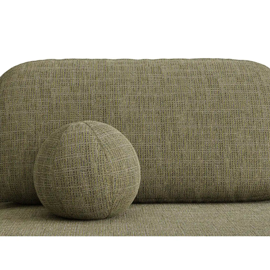 Ravello 3-Sitzer Sofa mit Schlaffunktion, ausklappbar, aus Strukturstoff in Oliv (Baltimore Pistachio), 202x110 cm von Ferrani Interiors – Bild 8