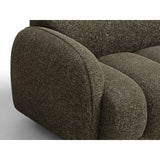 Treviso 3-Sitzer Ecksofa links aus Bouclé in Amazonasgrün (Miles Forest), 244x148 cm von Ferrani Interiors – Bild 6
