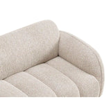 Treviso 3-Sitzer Ecksofa links aus Bouclé in Beige meliert (Miles Sand), 216x148 cm von Ferrani Interiors – Bild 7