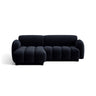 Treviso 3-Sitzer Ecksofa links aus Samt in Königsblau (Casino Deep Blue), 216x148 cm von Ferrani Interiors – Bild 1