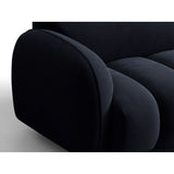 Treviso 3-Sitzer Ecksofa links aus Samt in Königsblau (Casino Deep Blue), 244x148 cm von Ferrani Interiors – Bild 6