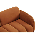 Treviso 3-Sitzer Ecksofa links aus Samt in Terrakotta (Casino Terracota), 216x148 cm von Ferrani Interiors – Bild 7