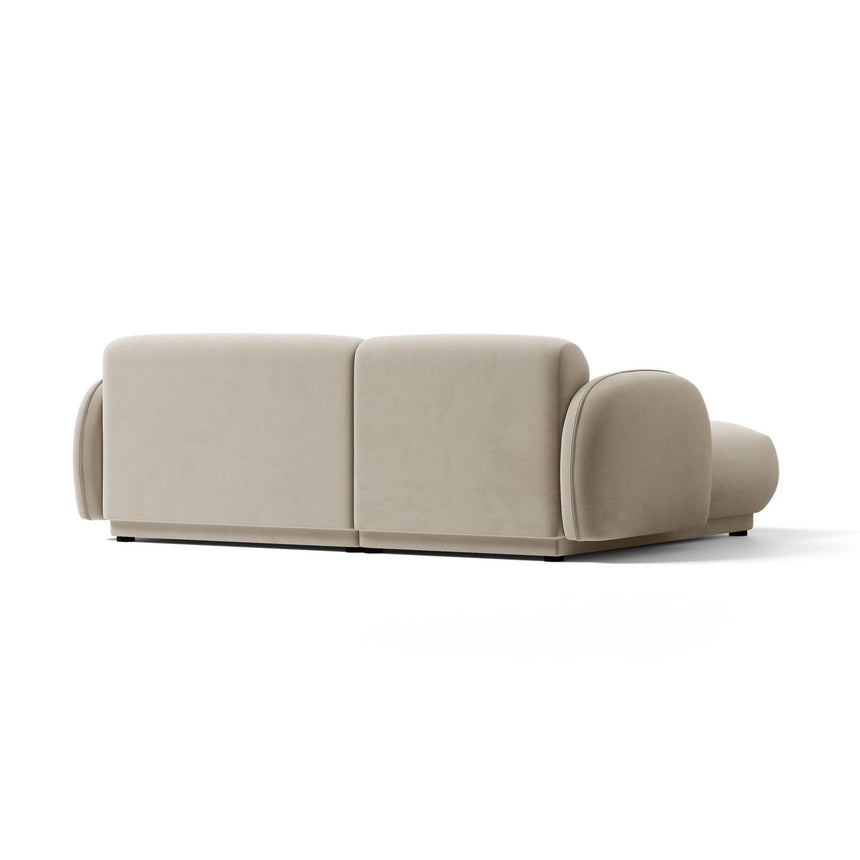 Treviso 3-Sitzer Ecksofa links aus Samt oder Boucle, 216x148 cm von Ferrani Interiors – Bild 5
