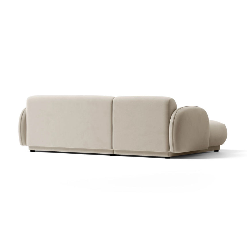 Treviso 3-Sitzer Ecksofa links aus Samt oder Boucle, 244x148 cm von Ferrani Interiors – Bild 5