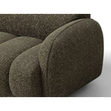 Treviso 3-Sitzer Ecksofa rechts aus Bouclé in Amazonasgrün (Miles Forest), 244x148 cm von Ferrani Interiors – Bild 6