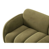 Treviso 3-Sitzer Ecksofa rechts aus Samt in Hellgrün (Casino Forest), 244x148 cm von Ferrani Interiors – Bild 7