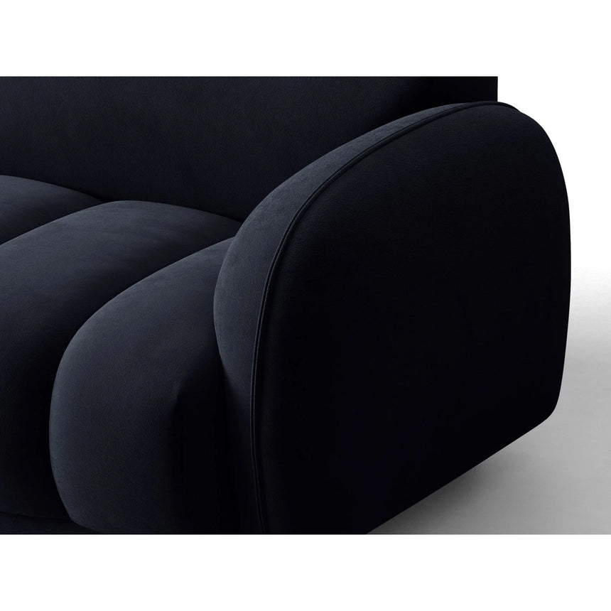 Treviso 3-Sitzer Ecksofa rechts aus Samt in Königsblau (Casino Deep Blue), 216x148 cm von Ferrani Interiors – Bild 6