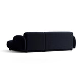 Treviso 3-Sitzer Ecksofa rechts aus Samt in Königsblau (Casino Deep Blue), 244x148 cm von Ferrani Interiors – Bild 5