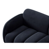 Treviso 3-Sitzer Ecksofa rechts aus Samt in Königsblau (Casino Deep Blue), 244x148 cm von Ferrani Interiors – Bild 7