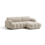 Treviso 3-Sitzer Ecksofa rechts aus Samt oder Boucle, 216x148 cm von Ferrani Interiors – Bild 3