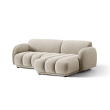 Treviso 3-Sitzer Ecksofa rechts aus Samt oder Boucle, 216x148 cm von Ferrani Interiors – Bild 4