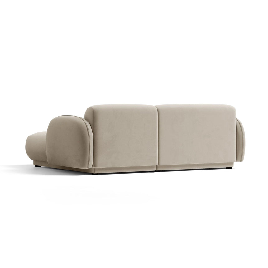 Treviso 3-Sitzer Ecksofa rechts aus Samt oder Boucle, 216x148 cm von Ferrani Interiors – Bild 5