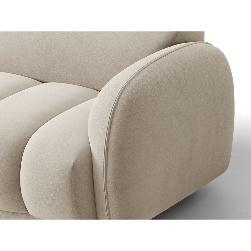 Treviso 3-Sitzer Ecksofa rechts aus Samt oder Boucle, 216x148 cm von Ferrani Interiors – Bild 6