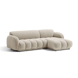 Treviso 3-Sitzer Ecksofa rechts aus Samt oder Boucle, 244x148 cm von Ferrani Interiors – Bild 3