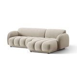 Treviso 3-Sitzer Ecksofa rechts aus Samt oder Boucle, 244x148 cm von Ferrani Interiors – Bild 4