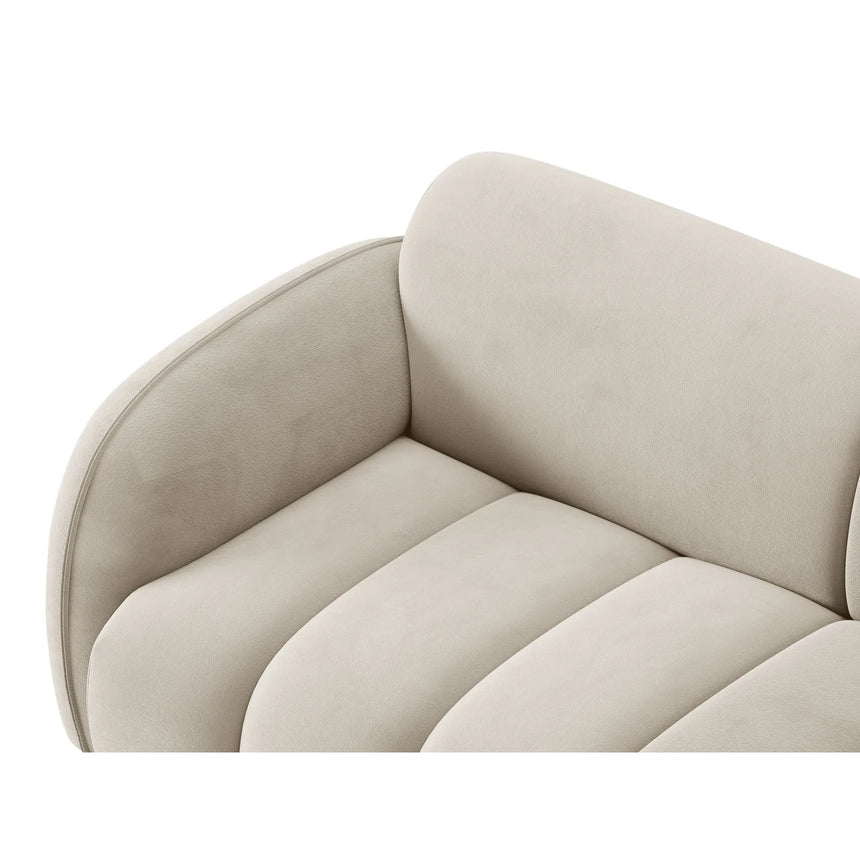 Treviso 3-Sitzer Ecksofa rechts aus Samt oder Boucle, 244x148 cm von Ferrani Interiors – Bild 7