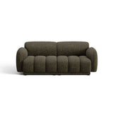 Treviso 3-Sitzer Sofa aus Bouclé in Amazonasgrün (Miles Forest), 196x88 cm von Ferrani Interiors – Bild 1