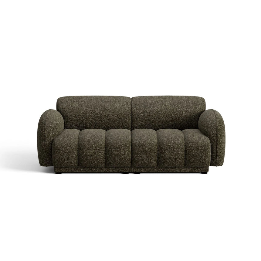 Treviso 3-Sitzer Sofa aus Bouclé in Amazonasgrün (Miles Forest), 196x88 cm von Ferrani Interiors – Bild 1